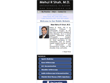 Tablet Screenshot of mehulshahmd.com